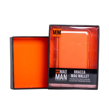 Bracca Mag Wallet: Orange
