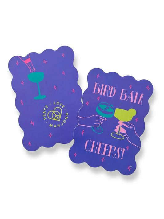 Mahjong Tile Shufflers- Bird Bam Cheers!