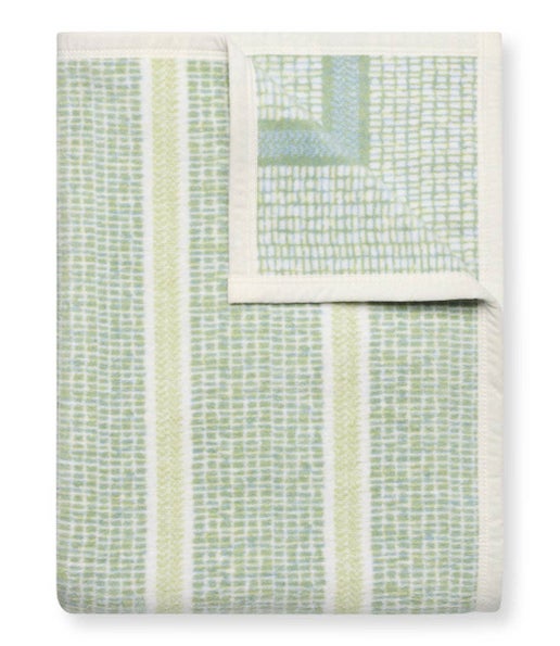 Market Stripe Ocean Fog Blanket: Original