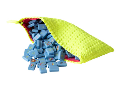 Mod French Blue Tiles & Dice- French Blue