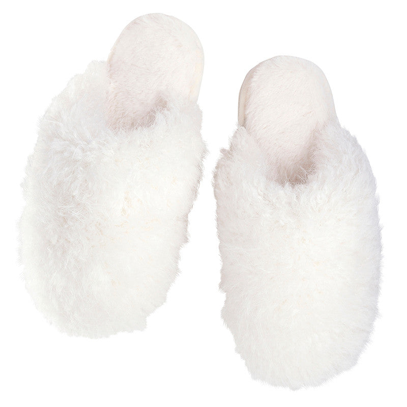 Mohair Slippers