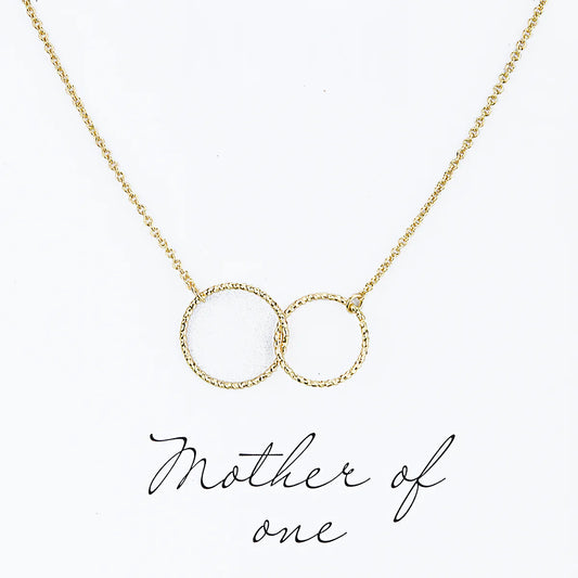 Alexa's Angels Circles of Love Mom Gold Necklace