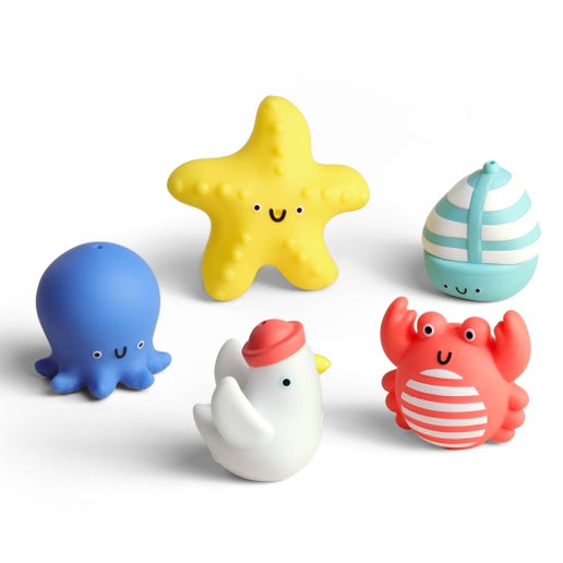 Nautical Itzy Bitzy Puppets™ - Bath + Storytelling Toys
