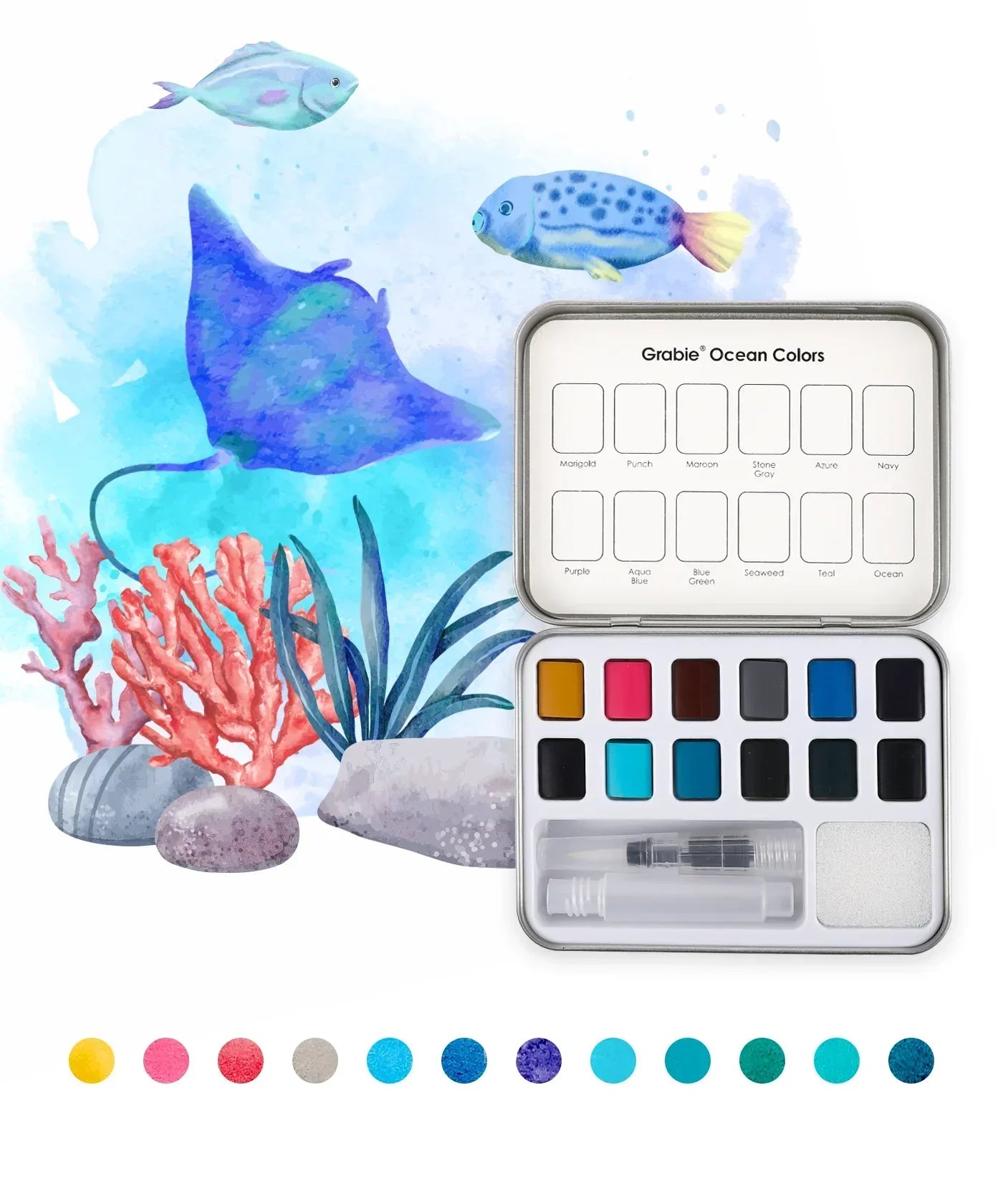 Watercolor Pocket Set of 12