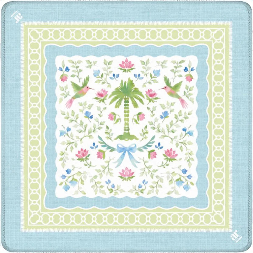 Anders Ruff- Neoprene Palm Estate Mahjong Mat | Garden Tropical