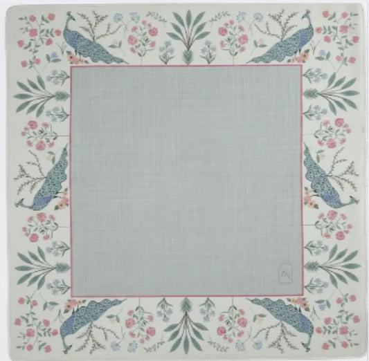 Mahjong Mat - Peacock Garden