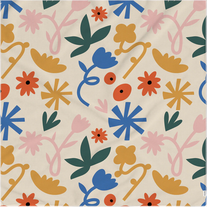 Petal Stems Microfiber Beach Towel