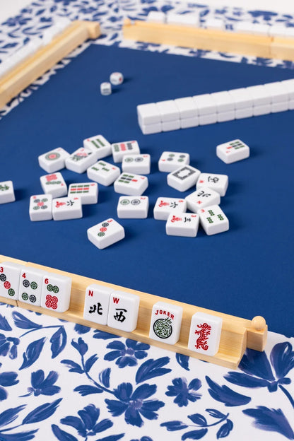 Elyse Breanne Design- Porcelain Floral Mahjong Mat