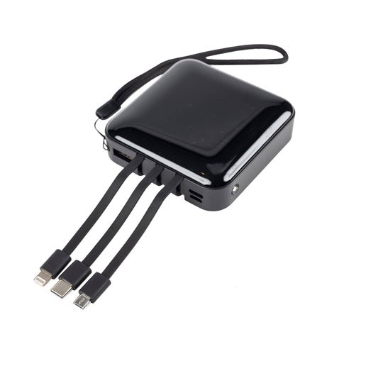 POWERplay Portable Charging Bank | Built-in Cables Charger