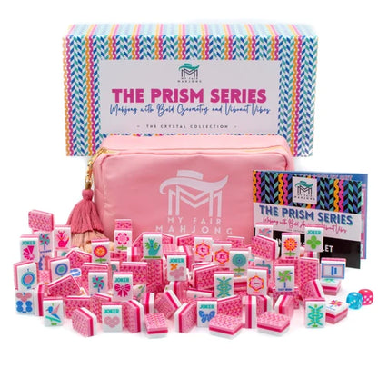 Crystal Prism Pink | Mahjong with Bold Angles and Vibrant Vibes