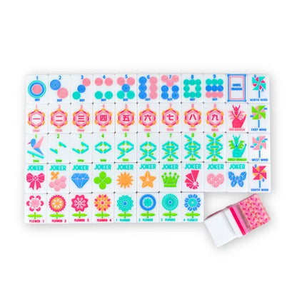 Crystal Prism Pink | Mahjong with Bold Angles and Vibrant Vibes