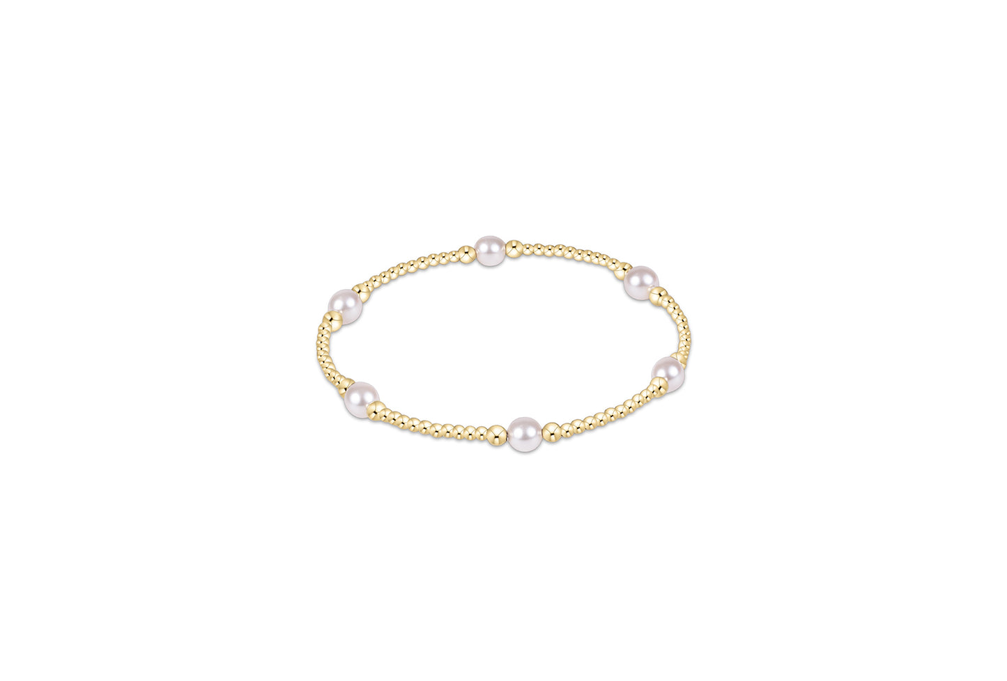 Purpose Pearl 5mm Gold Bracelet