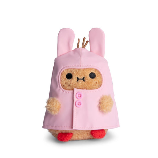 Bunny Boots - Pink Raincoat Ricespud Mini Sitting Plush Toy
