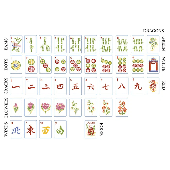 Shanghai Standard Mahjong Tile Set