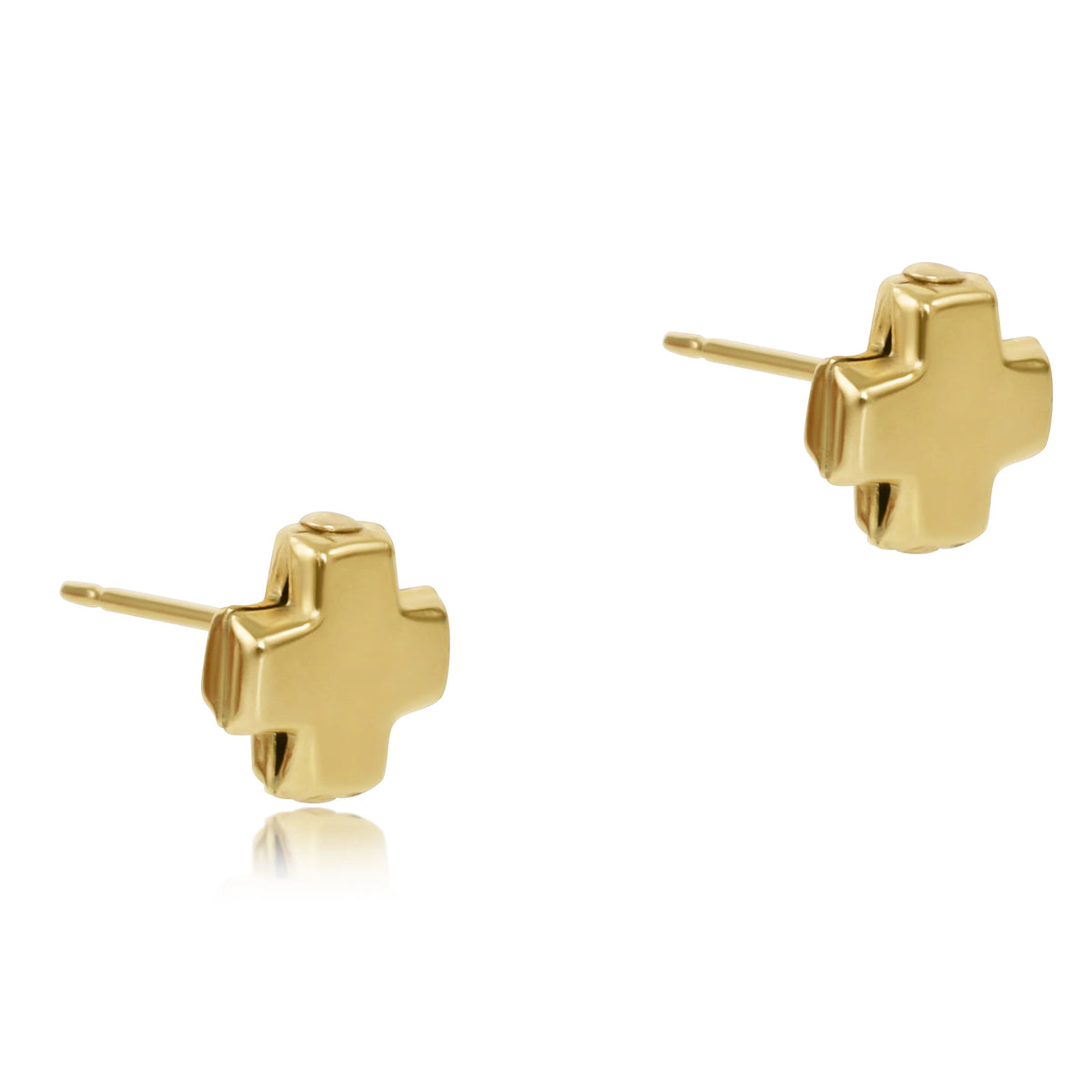 Signature Cross Gold Stud- Gold