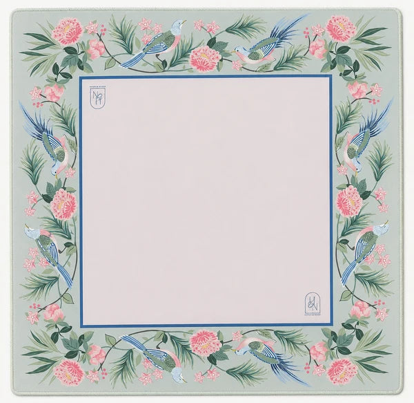 Mahjong Mat - Songbird Bloom