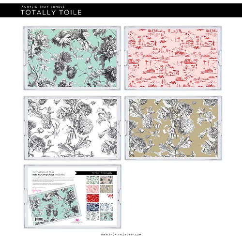 Taylor Gray 11 x 17 Totally Toile Interchangeable Insert Set