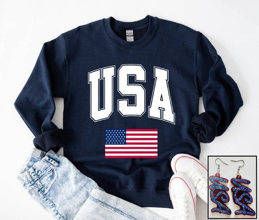 USA Navy Graphic Sweatshirt