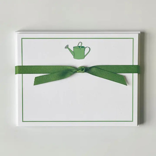 Watering Can Flat Note Card