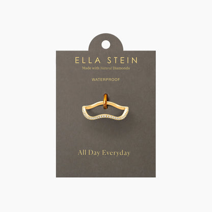 Waterproof Gold Make Waves Stackable Ring