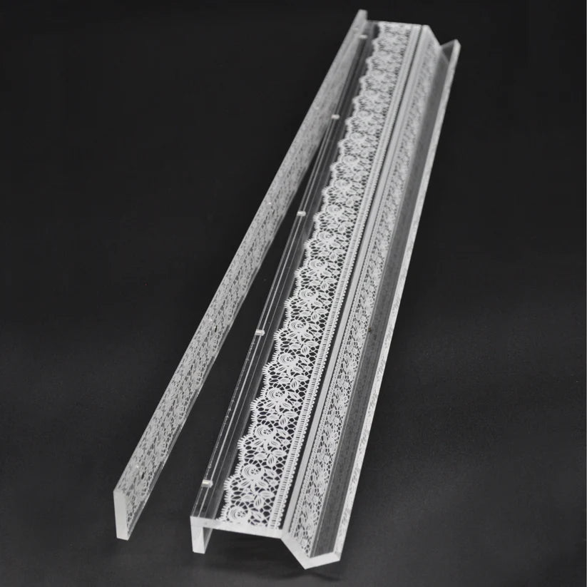 White Lace Acrylic Rack
