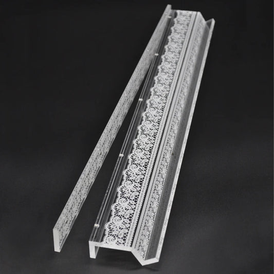 White Lace Acrylic Rack
