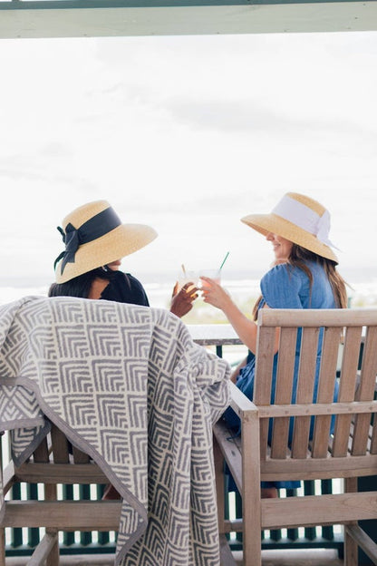 Oyster Cove Diamonds Grey Original Blanket