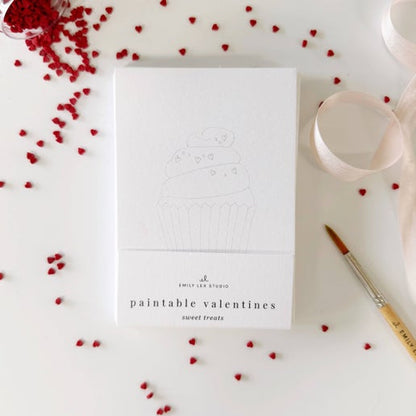 Emily Lex Sweet Treats Paintable Valentines