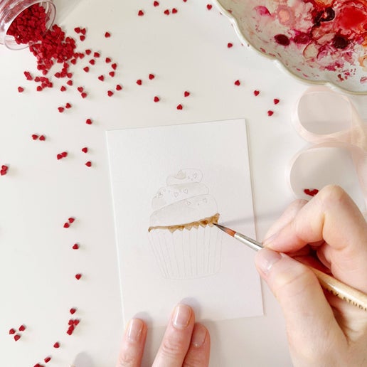 Emily Lex Sweet Treats Paintable Valentines