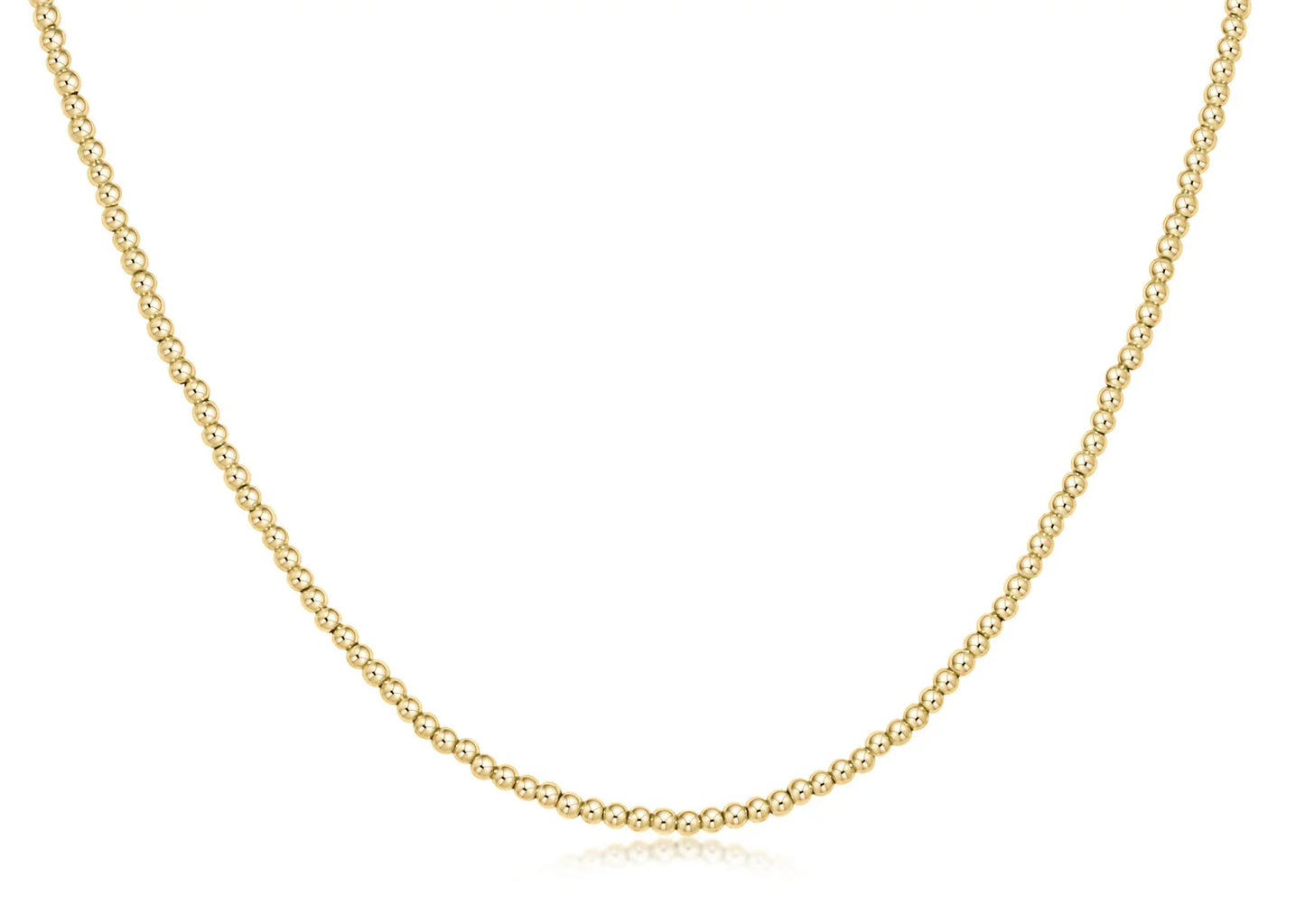 enewton 17" Choker Classic Gold 2mm Bead