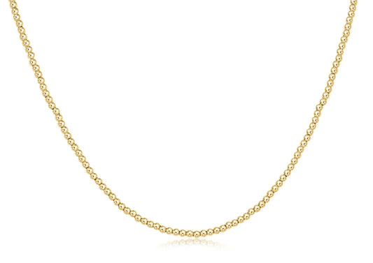 enewton 17" Choker Classic Gold 2mm Bead