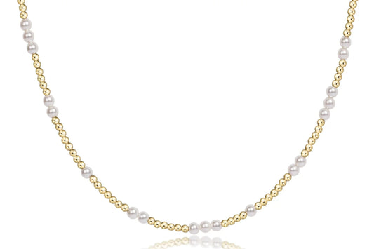 enewton 17" Choker Hope Unwritten - 3mm Pearl