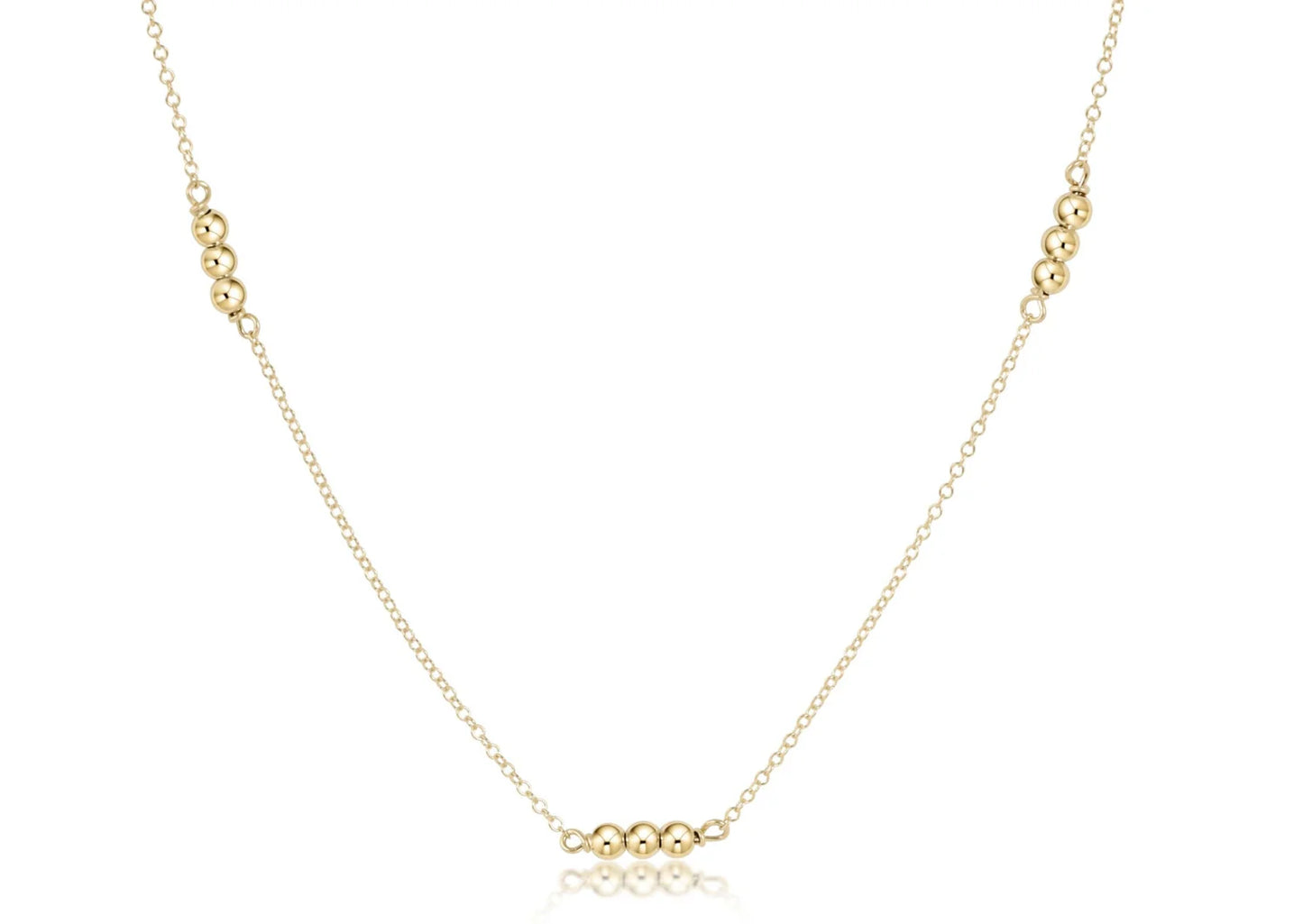enewton 17" Choker Joy Simplicity Chain - 3mm Gold
