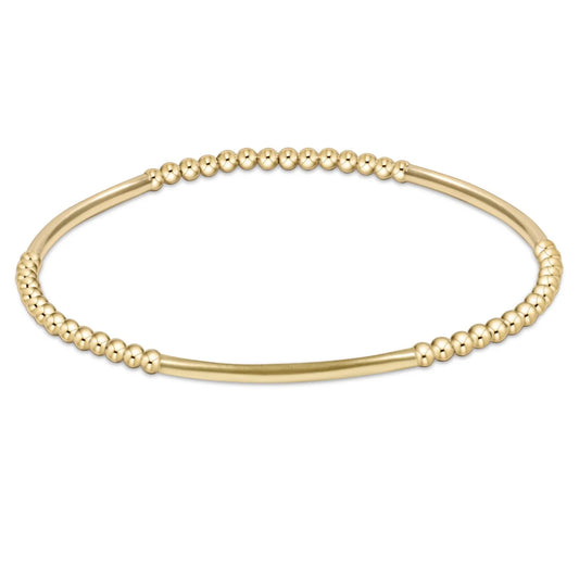 enewton Bliss Bar 2.5mm Bead Bracelet Gold
