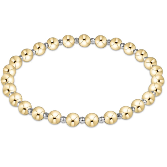 enewton Bright Silver Faceted Hematite Grateful Pattern 5mm