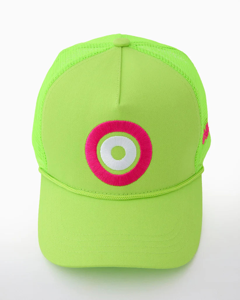 Neon Green Dot Hat