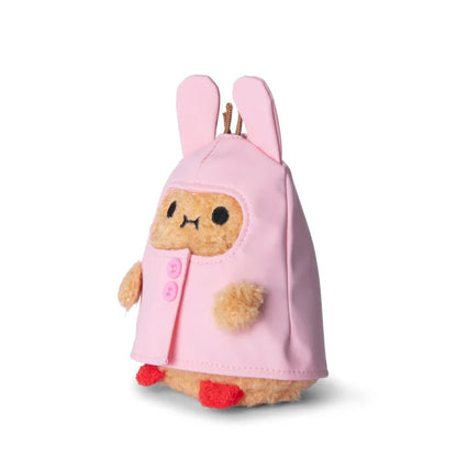 Bunny Boots - Pink Raincoat Ricespud Mini Sitting Plush Toy
