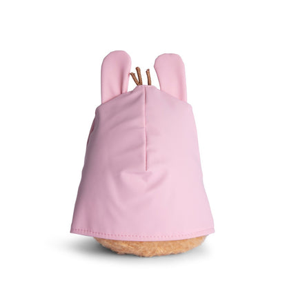 Bunny Boots - Pink Raincoat Ricespud Mini Sitting Plush Toy