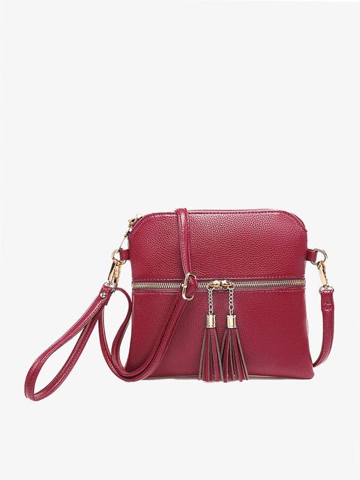Tara Double Zip Crossbody Bag/Wristlet