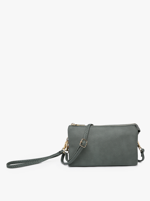 Riley 3 Compartment Crossbody/Wristlet