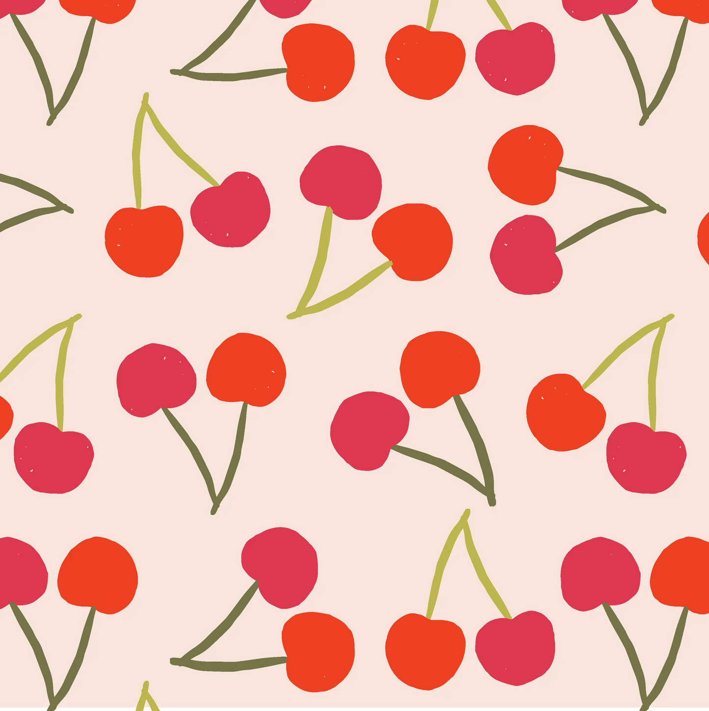 Cherry Melon Microfiber Dish Towel