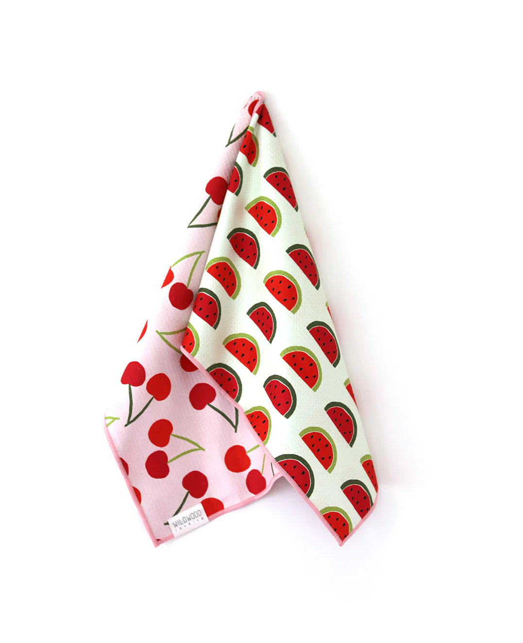 Cherry Melon Microfiber Hand Towel