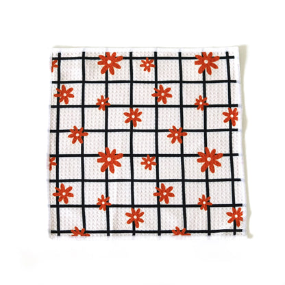 Daisy Microfiber Dish Cloth
