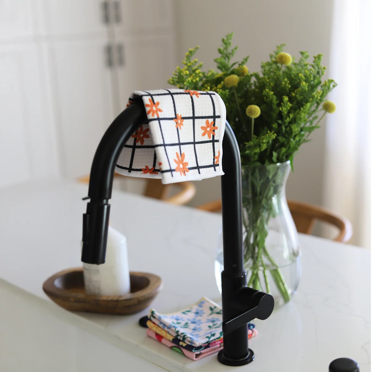 Daisy Microfiber Dish Cloth