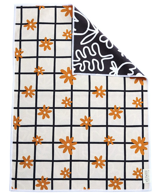 Daisy Microfiber Hand Towel