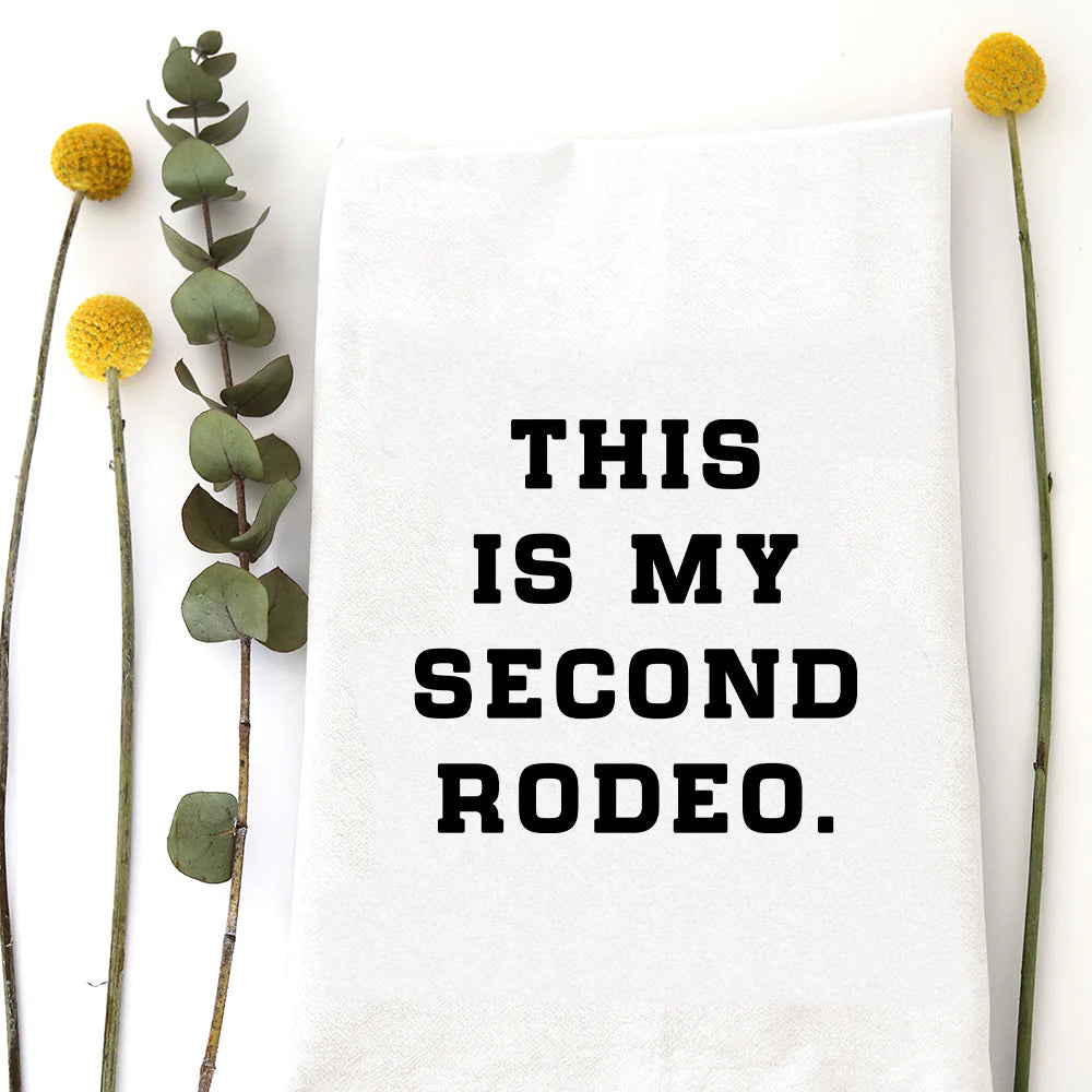 Second Rodeo Tea Towel