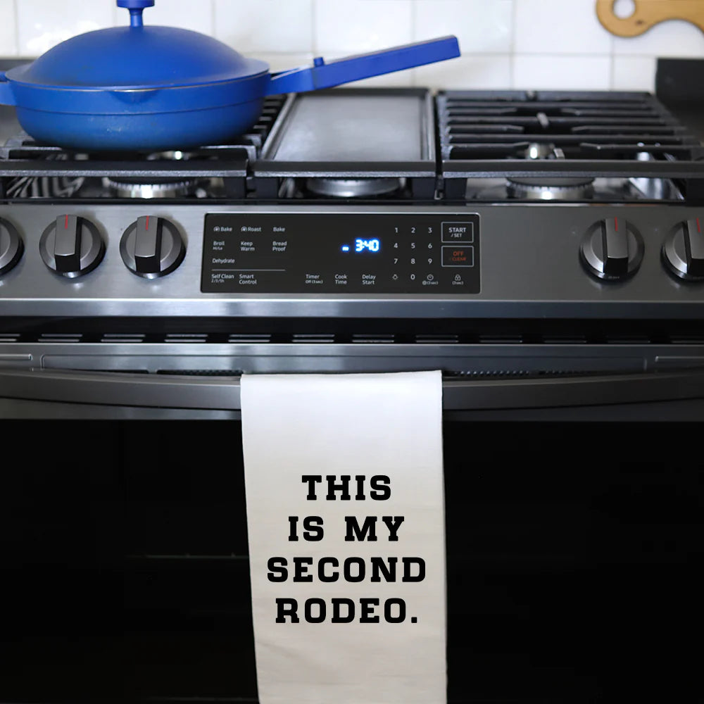 Second Rodeo Tea Towel