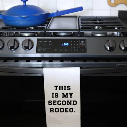 Second Rodeo Tea Towel