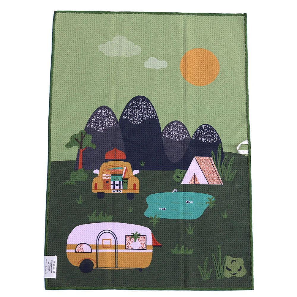 Rolling & Roaming Microfiber Hand Towel