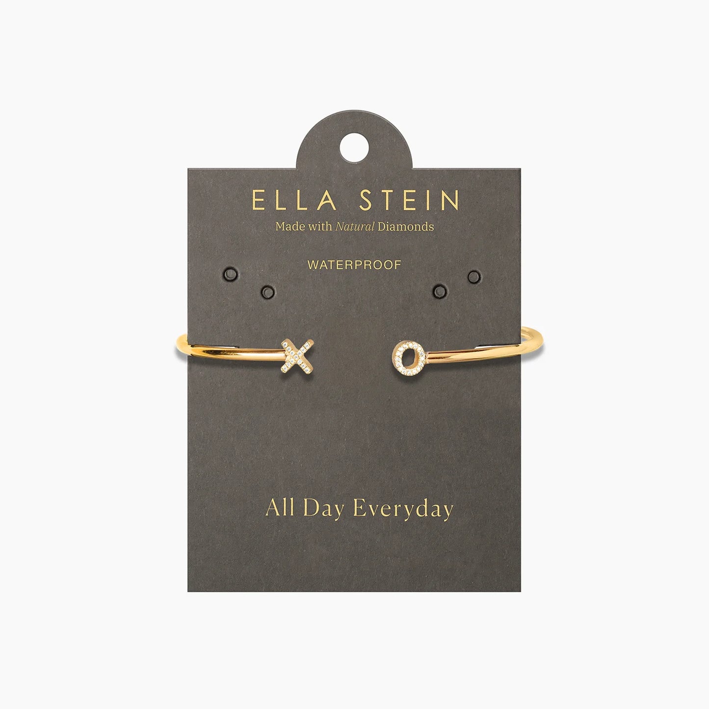 Waterproof Gold XO Flexi Cuff Bracelet